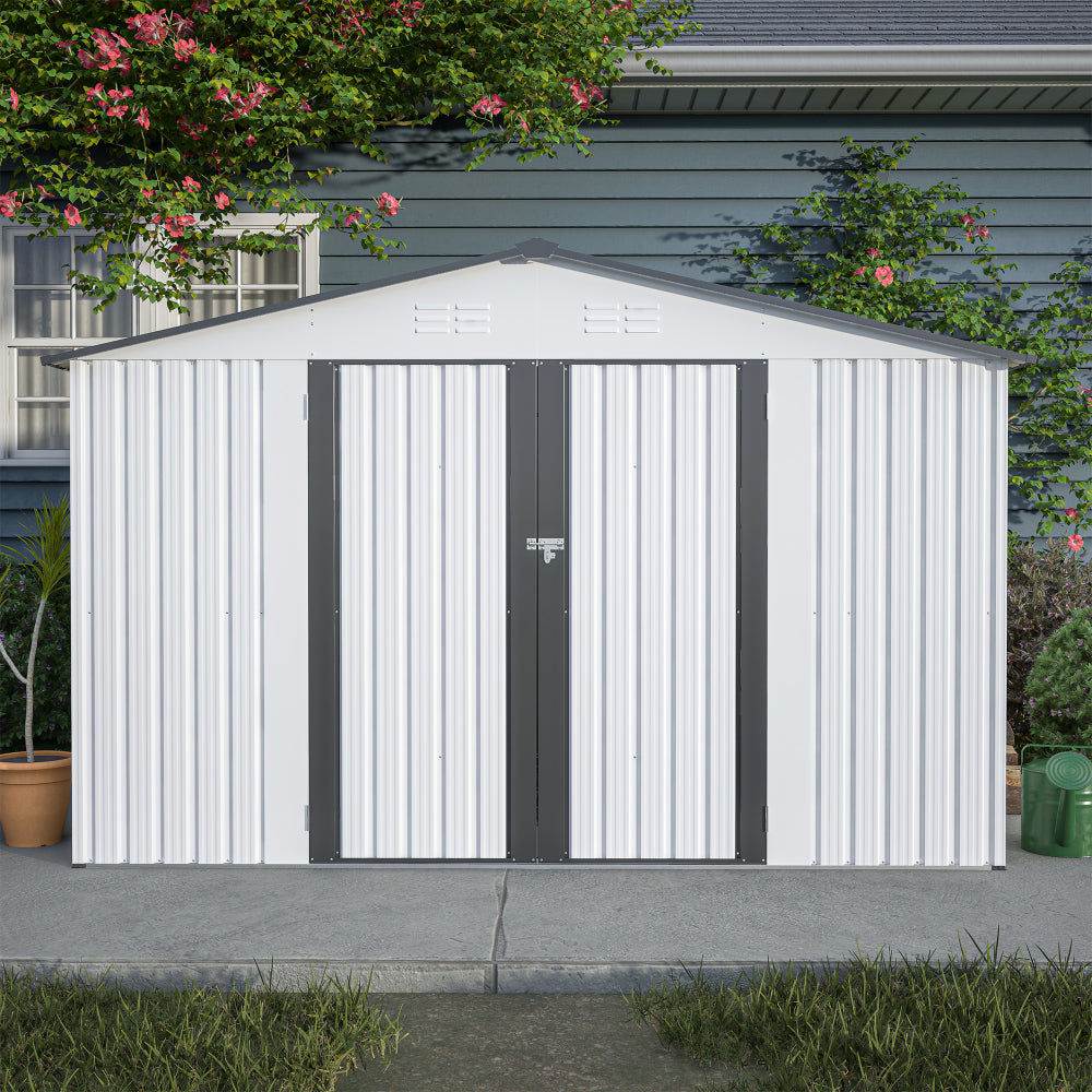 6 x 4 ft Outdoor Storage Shed, All Weather Tool Shed for Garden, Backyard, Lawn, Black