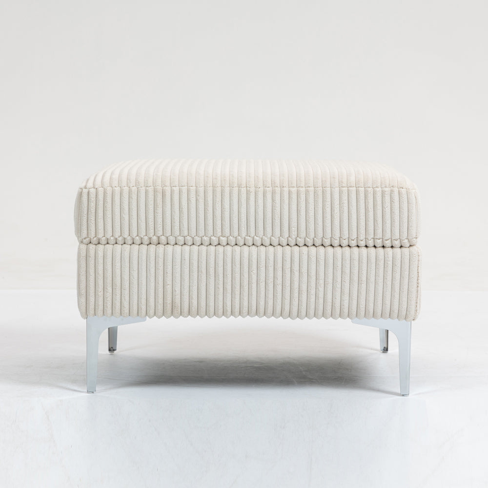 Modular Sofa Single Armrest Backrest Module for Modular Sectional Sofa Couch Side Armrest, Gray