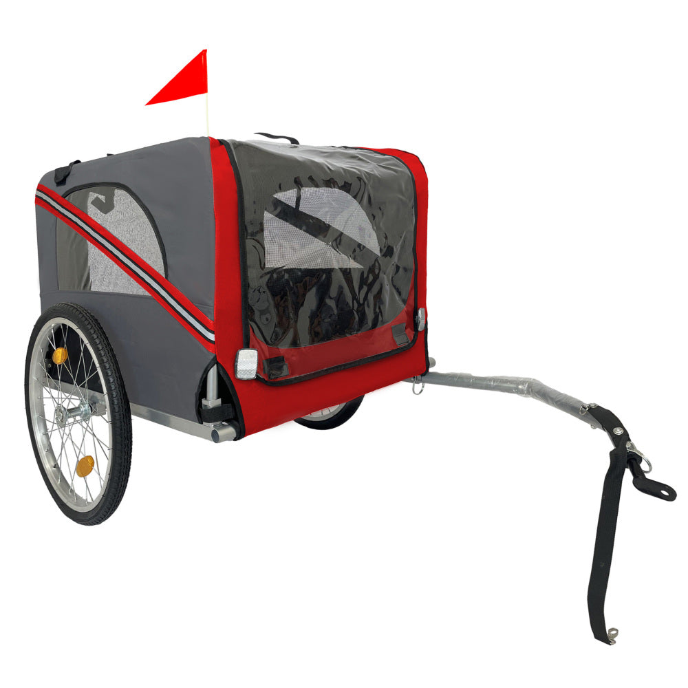 Outdoor Heavy Duty Foldable Utility Pet Stroller Dog Carriers Bicycle Trailer