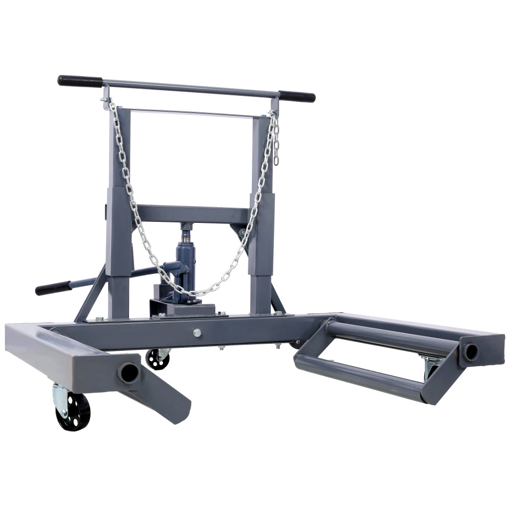 1,500 Lb. Capacity, Adjustable Height Dual Wheel Dolly for Large Trucks