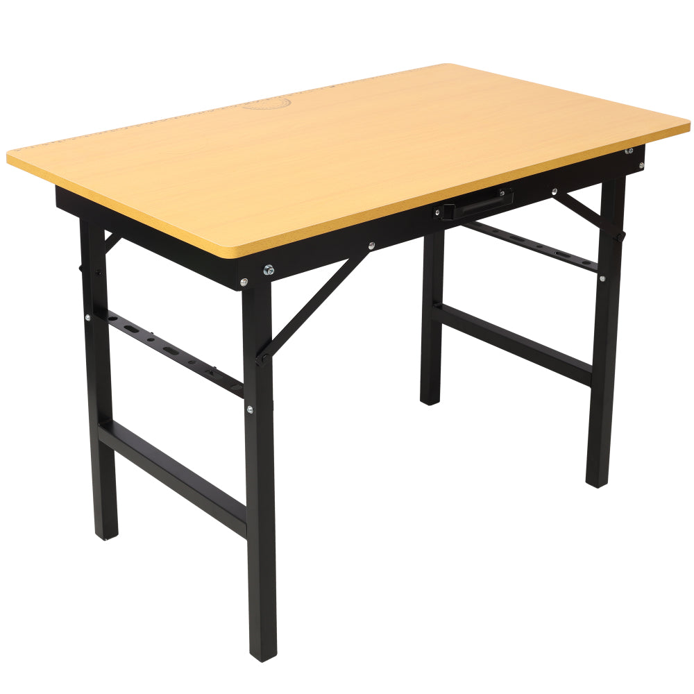 Portable Folding Work Table with Measuring Tape and Angle Finder,Portable Folding Workbench,Workshop Tool Bench,With Handle