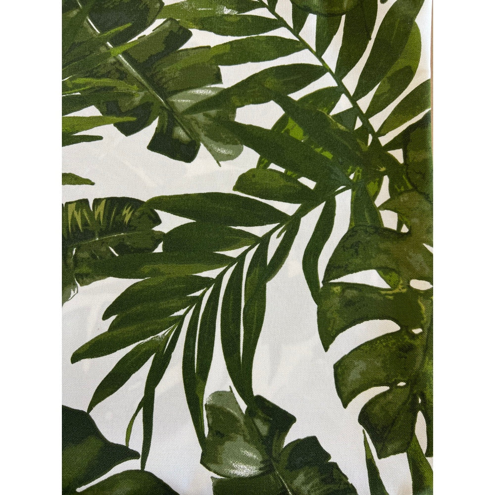 2 Pack Outdoor Throw Pillows, Waterproof & Fade-Resistant Patio Cushions for Garden, Porch, Poolside Furniture - Soft & Comfortable Decorative Pillow Covers (18x18 Inch, Green leaf)