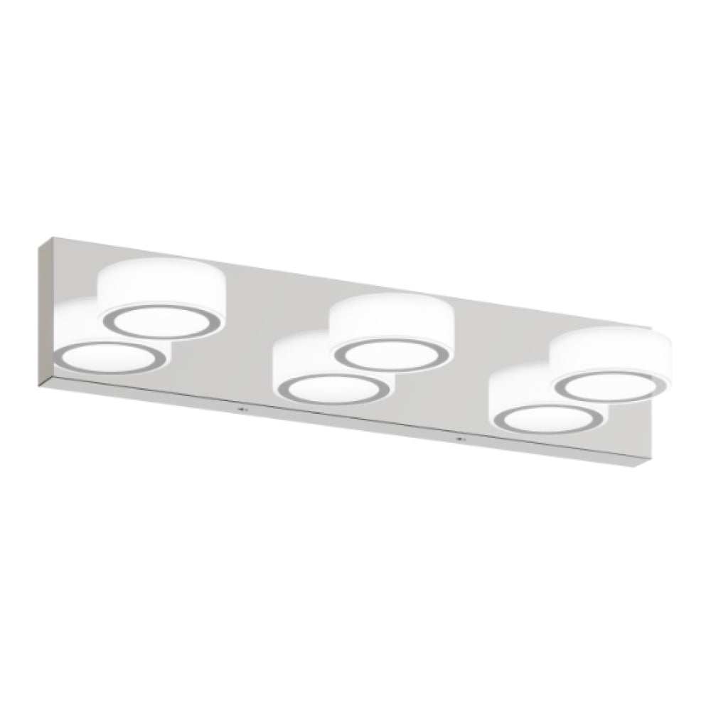 (Same as W1340110595/L2010) 45" Modern 6-Light LED Vanity Light, Sleek Black Bathroom Wall Light Fixture for Mirror, Shower, and Bathroom Decor
