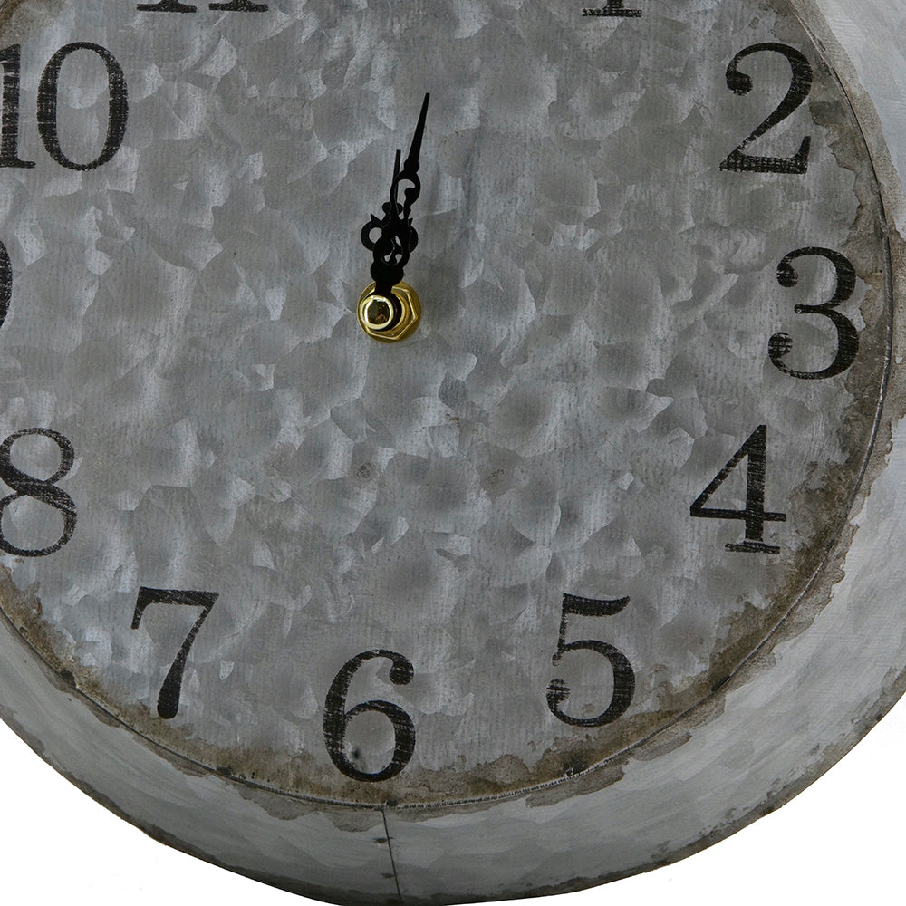10.6x3x18.1" Frye Wall Clock