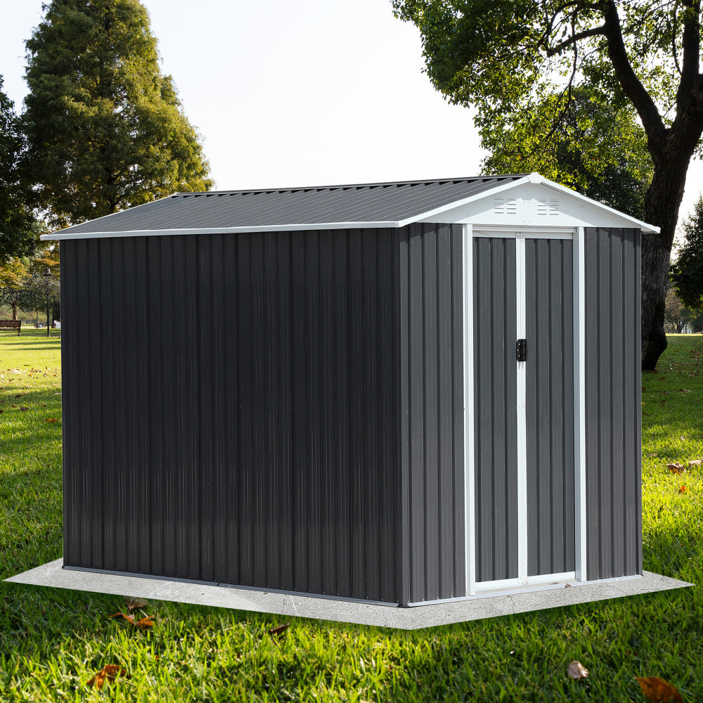Metal Carport 11x19 FT Heavy Duty with Galvanized Steel Roof