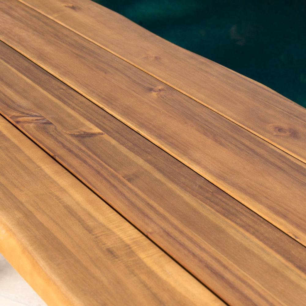 DENALI INDUSTIAL WOOD AND METAL BAR SET