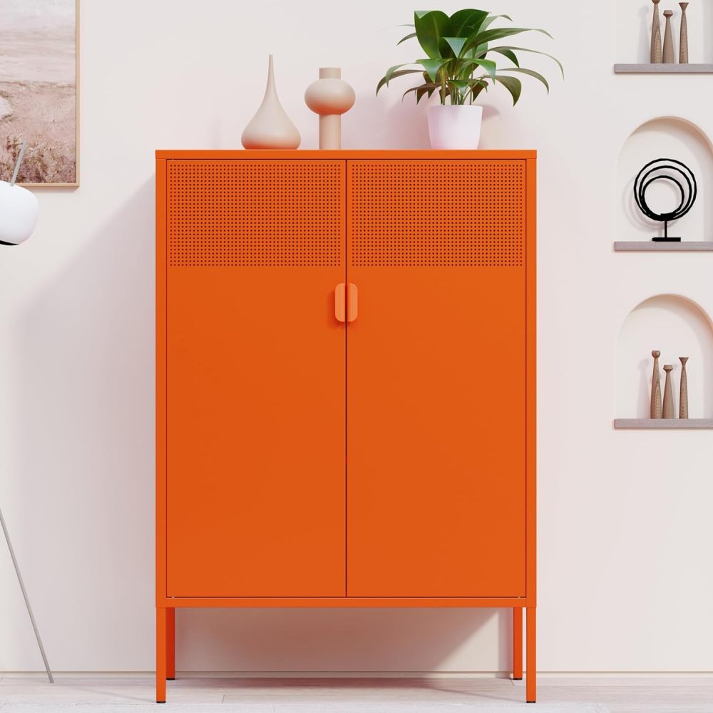 Steel lockers, adjustable laminates, side cabinets, shoe cabinets, lockers white