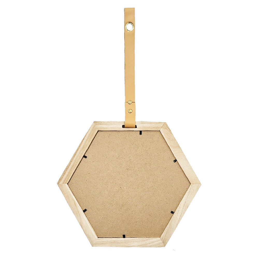 Harlan Hexagon Mirror, 11x10"