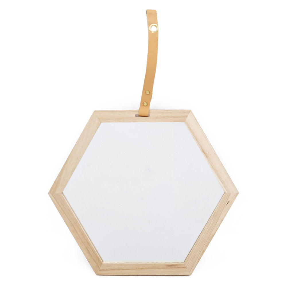 Harlan Hexagon Mirror, 11x10"