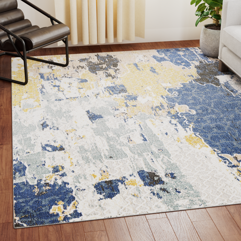 Edenbrook Abstract Multi-Colored Rug, 5 x 8