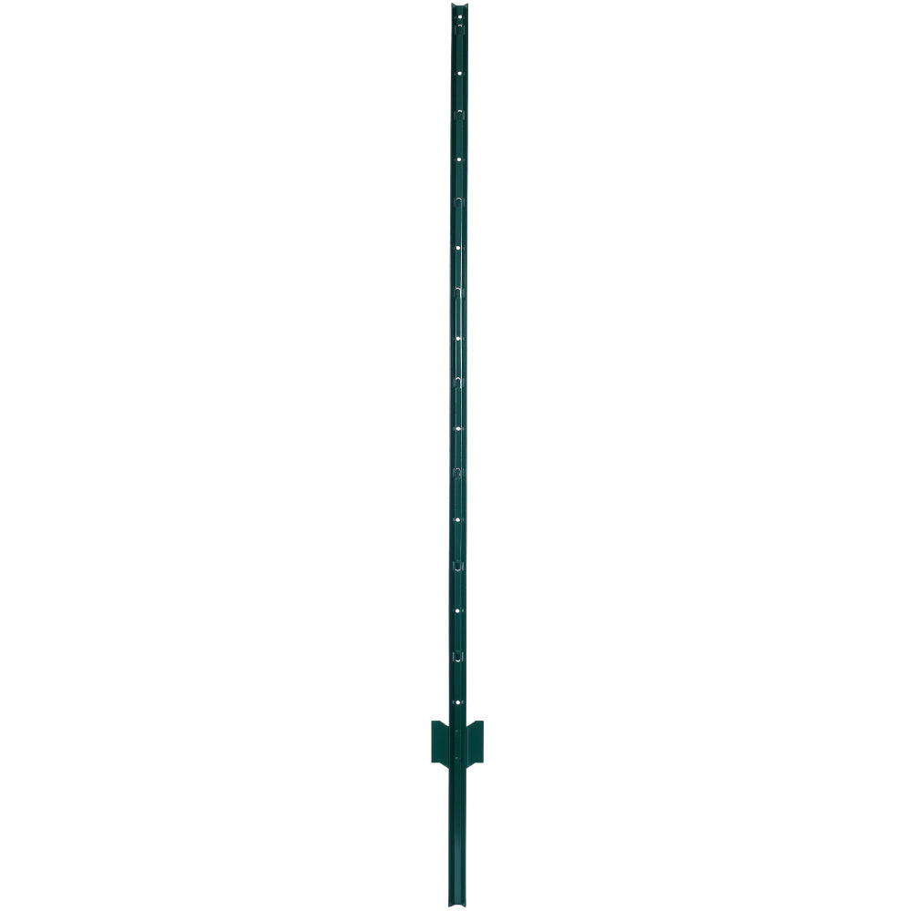 Fence Posts 5Feet - 5Pack, Heavy Duty Metal Fence Post with U-Channel, Steel Fence U-Post for Holding Garden Wire Fence, Corner Anchor Posts etc.