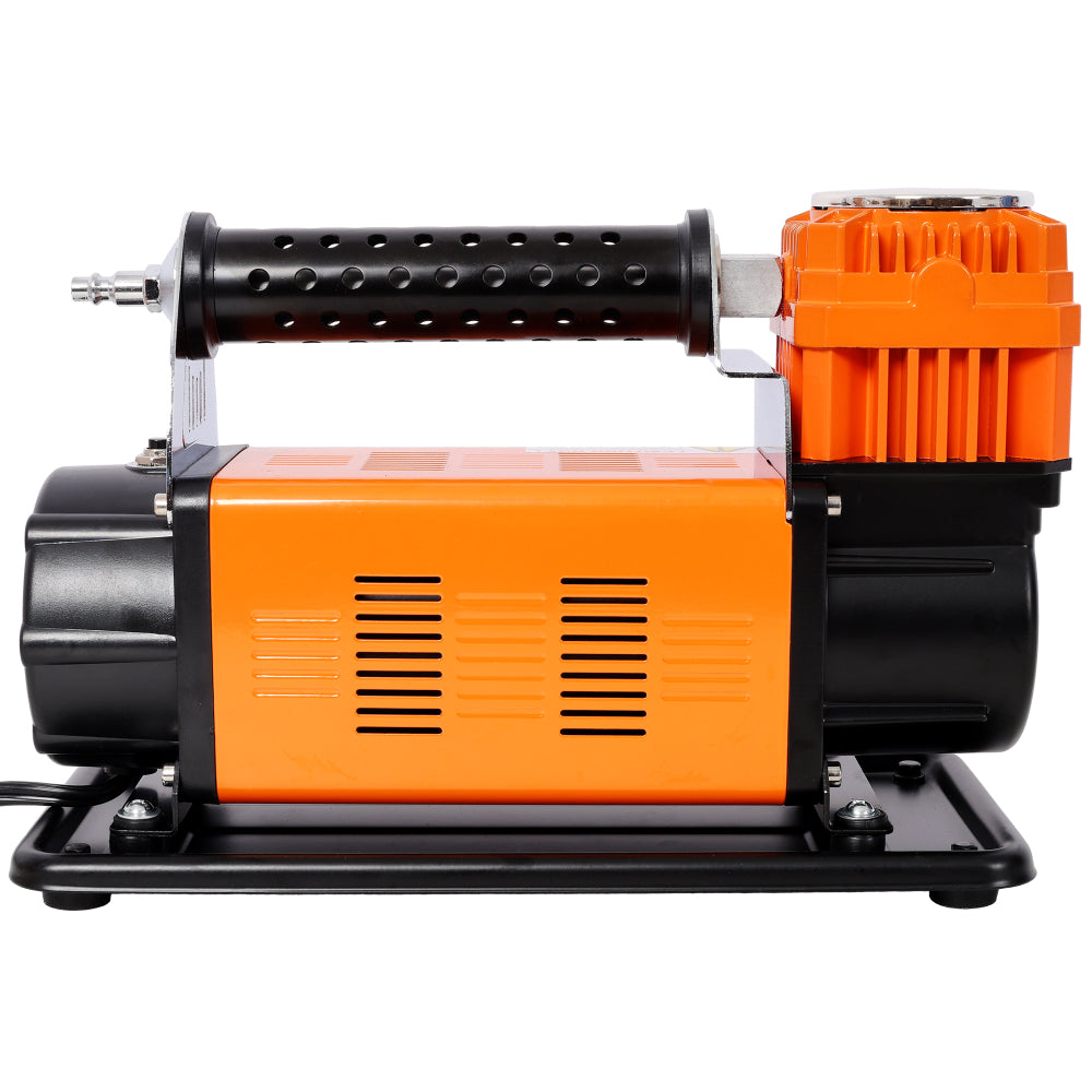 12V Heavy Duty Air Compressor,Tire Inflator with Pressure Gauge, Max 150 PSI,Tire Inflator Air Pump for Car, SUV, RV, Truck