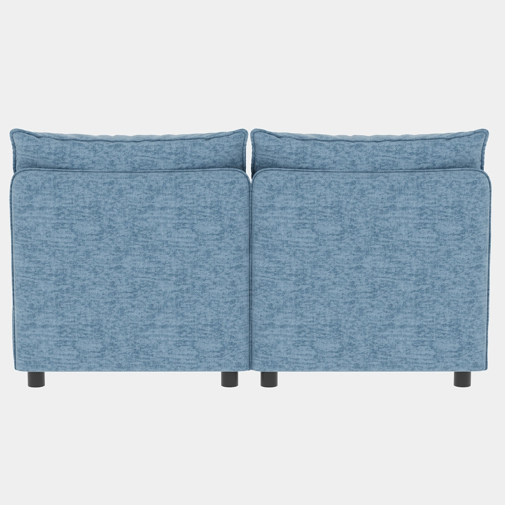 Love Seat Couches, Chaise Longue Mid Century Modern Sofa Couch With Storage for Small Spaces, Living Room , Bedroom