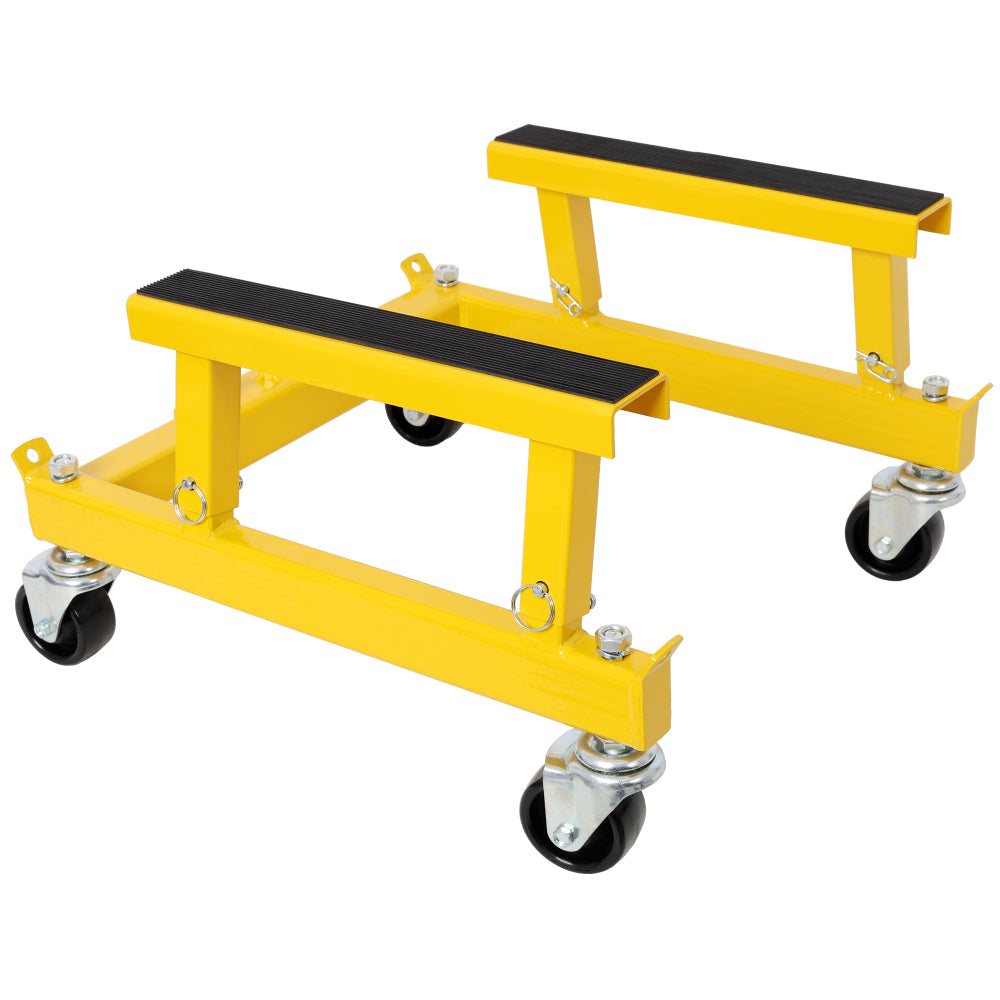 ATV Motorcycle Engine Cradle Dolly 1500lbs ,Yellow