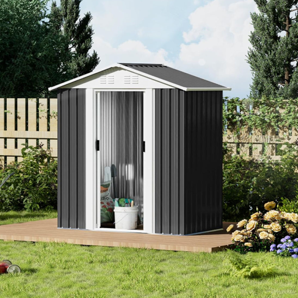Metal Carport 11x19 FT Heavy Duty with Galvanized Steel Roof