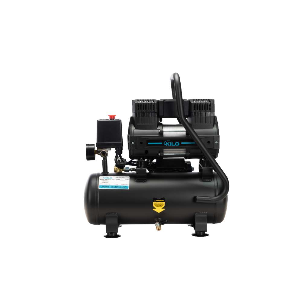 2 Gallon Oil Free Air Compressor, 1.0HP, Max.100 PSI Pressure, 65dB Ultra Quiet Compressor for Auto Repair, Tire Inflation, Spray Painting, Woodwork Nailing
