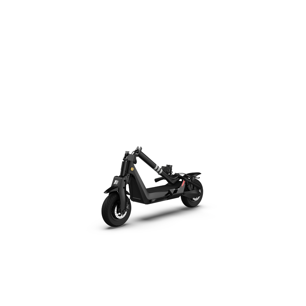 Super Electric Scooter w/31 mi Max Range & 37 mph Max Speed - Black