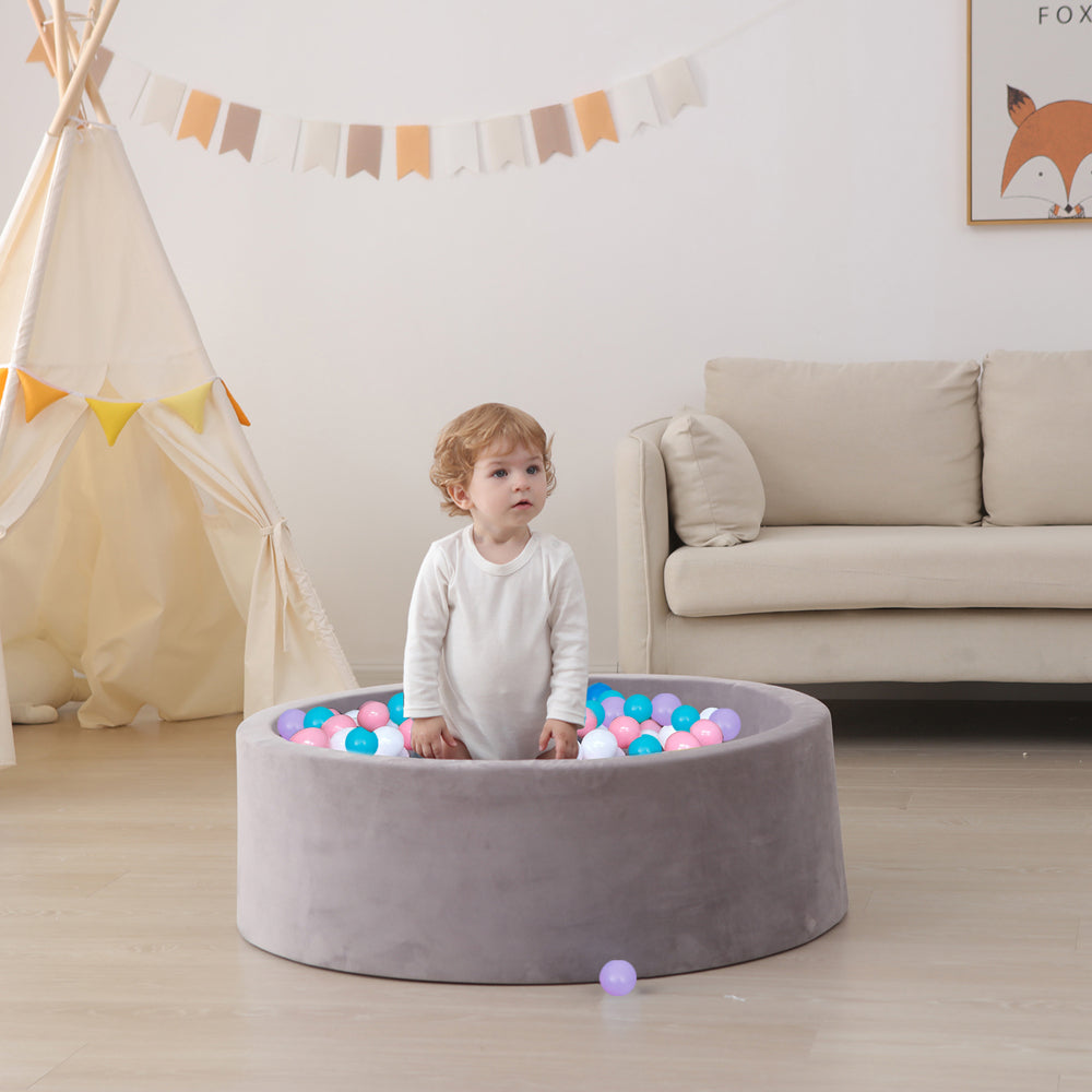 Ball Pit Balls 1000 Count for Kids, Colorful Phthalate Free BPA Free Baby Toddler Play Balls for Kids Toddlers - Safe, Crushproof, Lightweight, Durable Spheres-Purple
