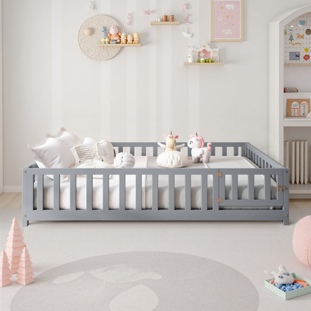 Headboards for Full-size Montessori Floor Bed White,Freely collocation