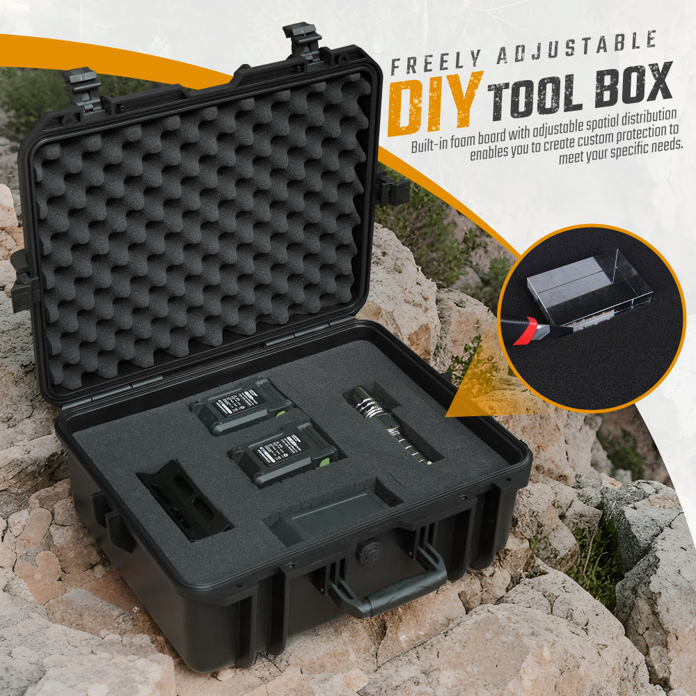 Plastic safety box, waterproof box, tool box, equipment box, injection molding equipment box