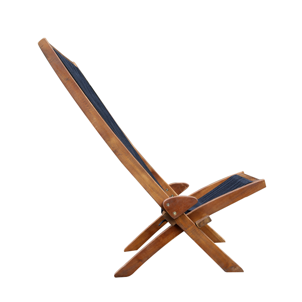 folding roping wood chair