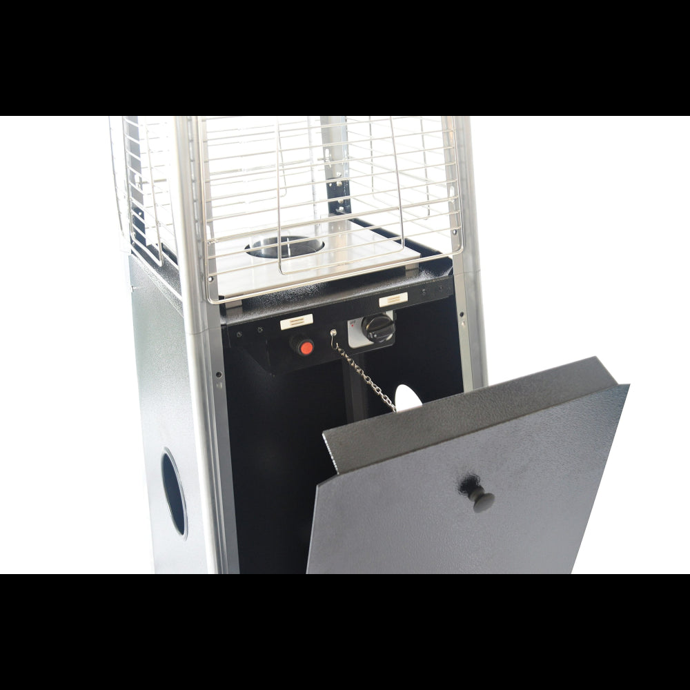 Quartz Glass Tube Patio Heater, Visual Flame Heater, 40000BTU