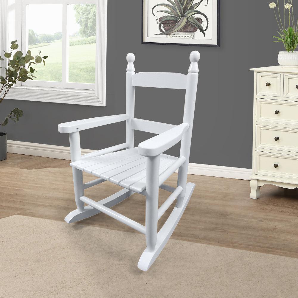 Children's rocking rose red chair- Indoor or Outdoor -Suitable for kids-Durable