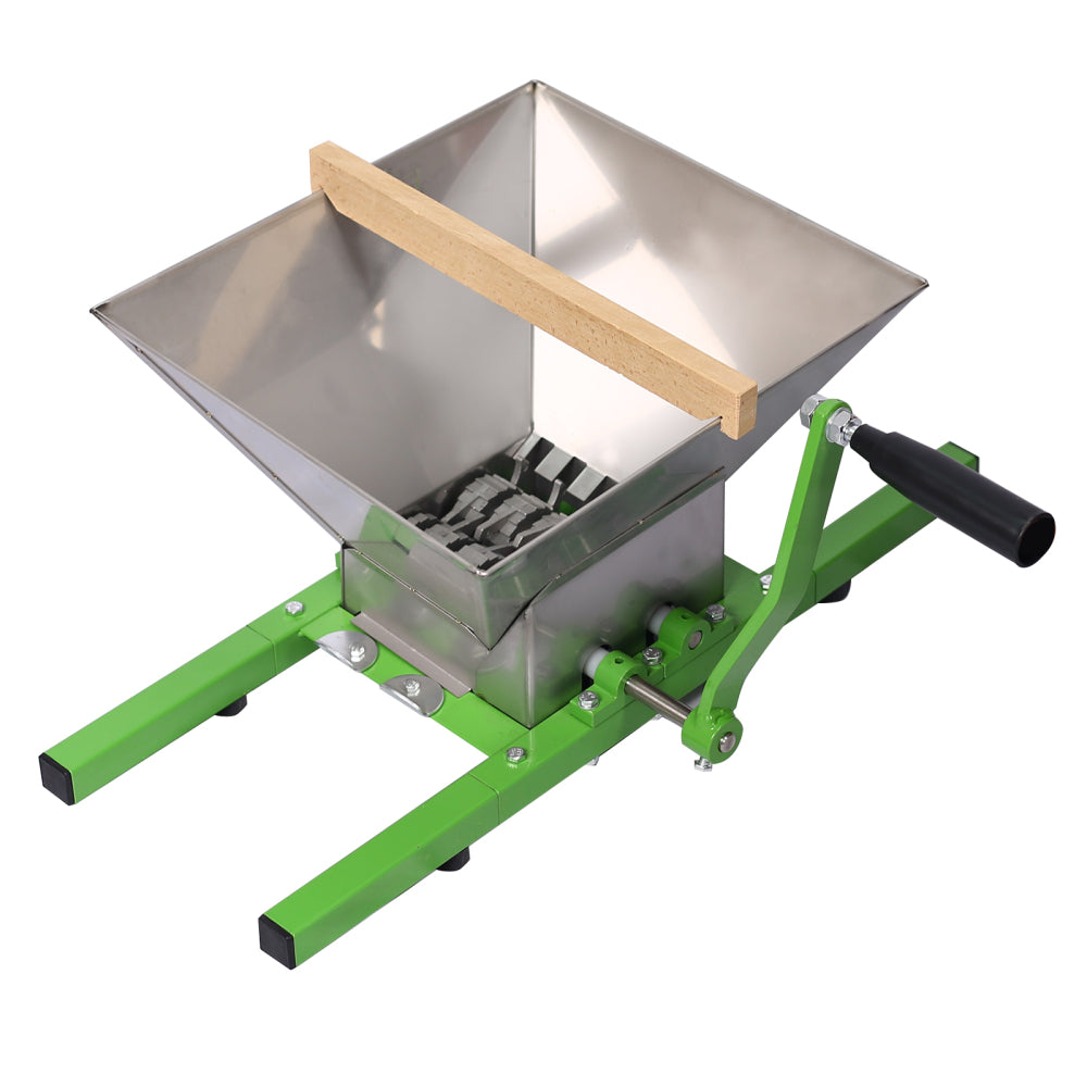 Fruit Wine Press and Crusher,100% Nature Apple&Grape&Berries Crusher Manual Juice Maker for Kitchen