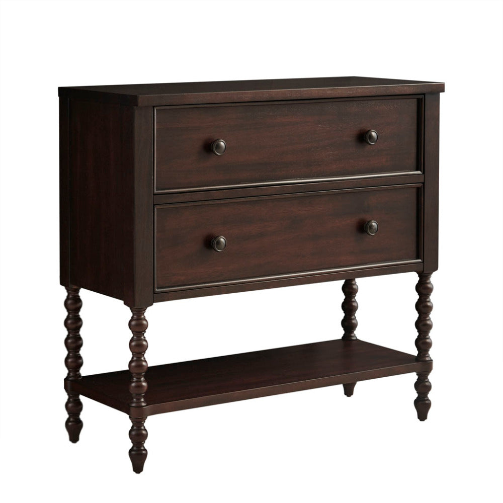2 Drawer Accent Chest Morocco Brown