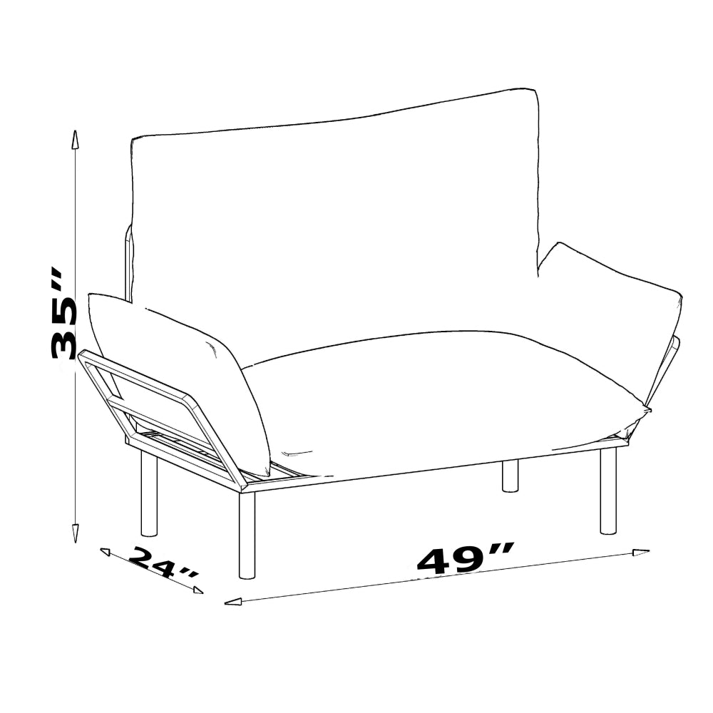 Ada Love seat, Fuscia