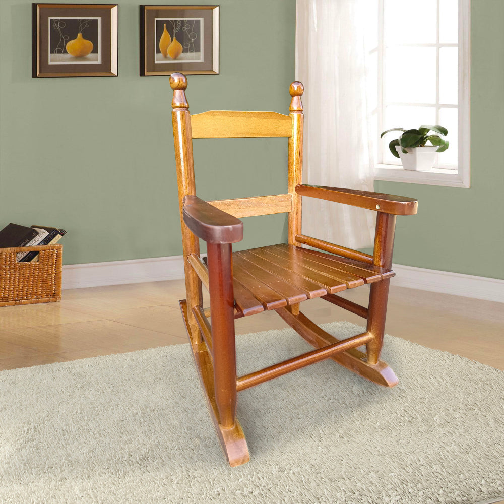 Children's rocking rose red chair- Indoor or Outdoor -Suitable for kids-Durable