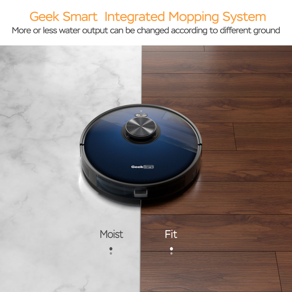 Geek Smart L7 Robot Vacuum Cleaner and Mop, LDS Navigation, Wi-Fi Connected APP, Selective Room Cleaning,MAX 2700 PA Suction, Ideal for Pets and Larger Home Ban on Amazon
