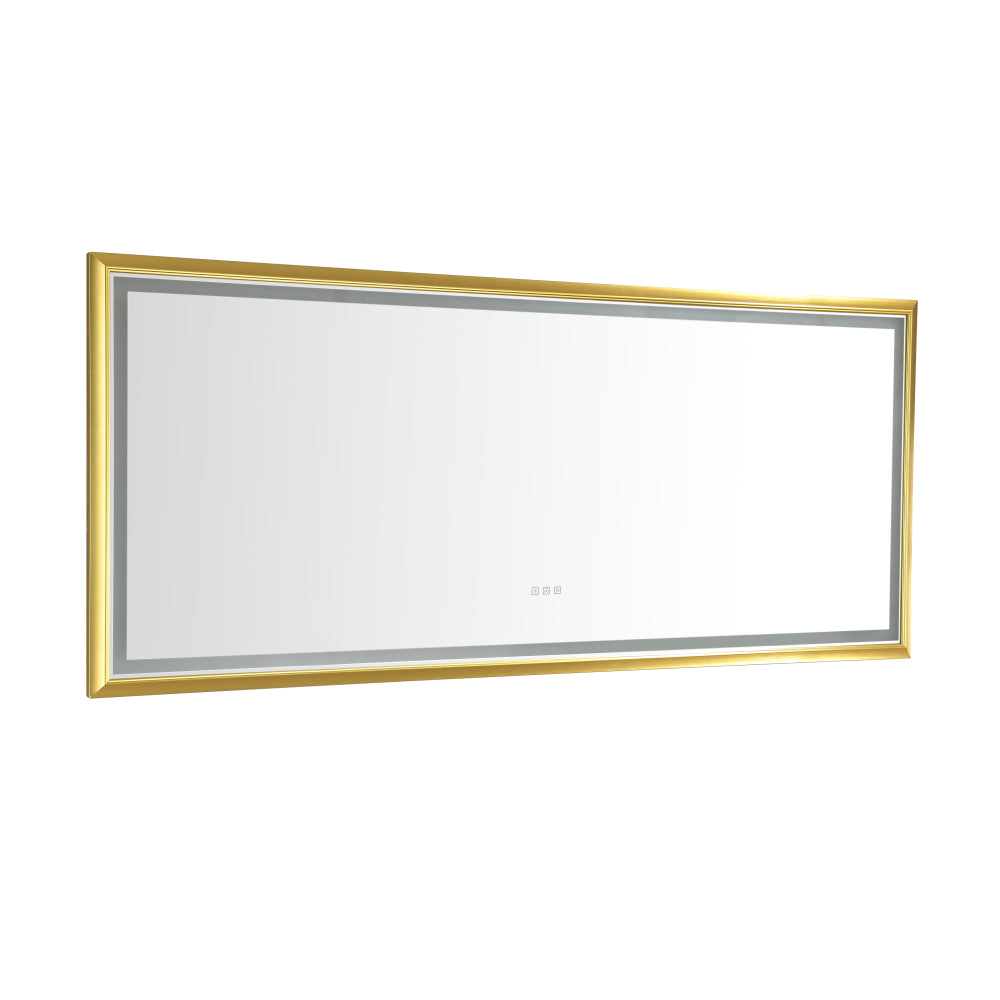 96in. W x 48 in. H LED Lighted Bathroom Wall Mounted Mirror with High Lumen+Anti-Fog Separately Control
bedroom full-length mirror bathroom led mirror hair salon mirror