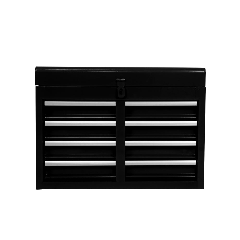 Rolling Tool Chest, 5-Drawer Tool Box Organizer w/Lockable Wheels & Sliding Drawers & Detachable Top & Adjustable Shelf, Tool Storage Cabinet for Garage Workshop(BLACK)