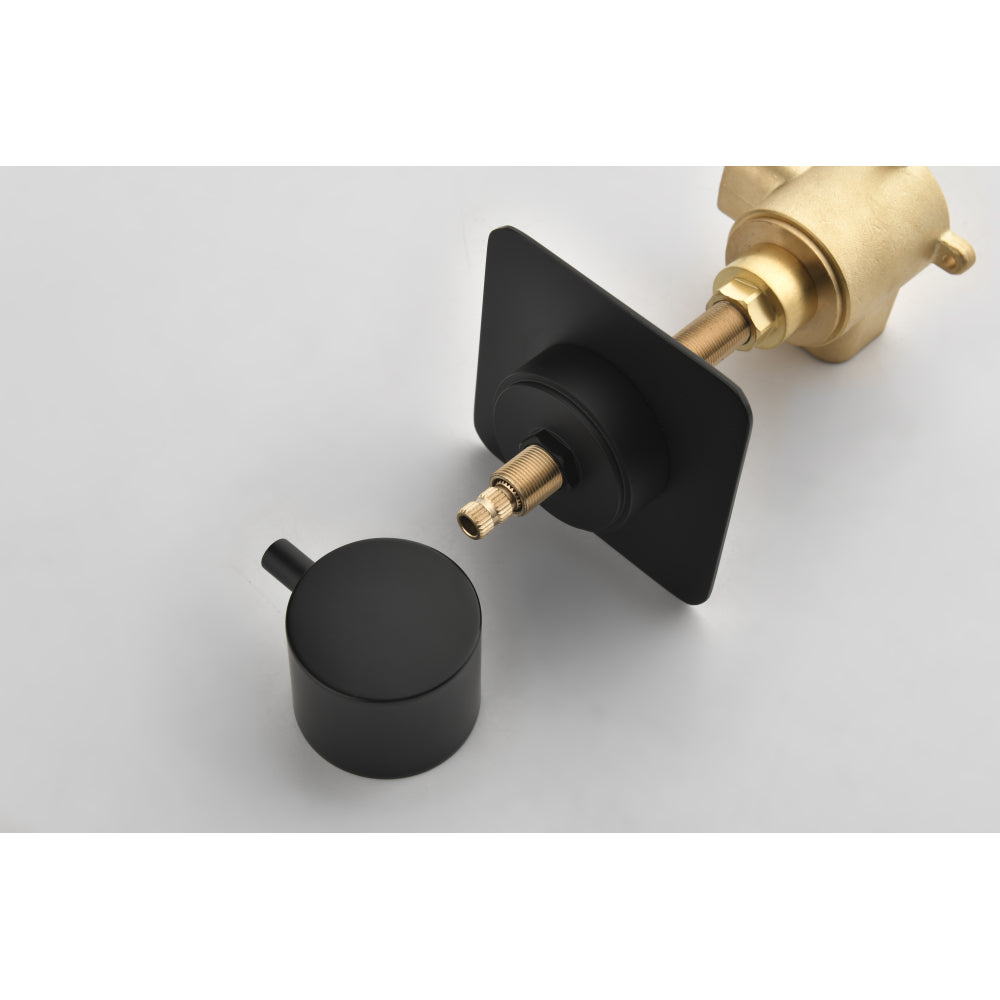 3/4" Cast Metal Volume Control Valve -Piece Extra High Flow Master Shower Volume Control Adjustable brass handle valve body,
