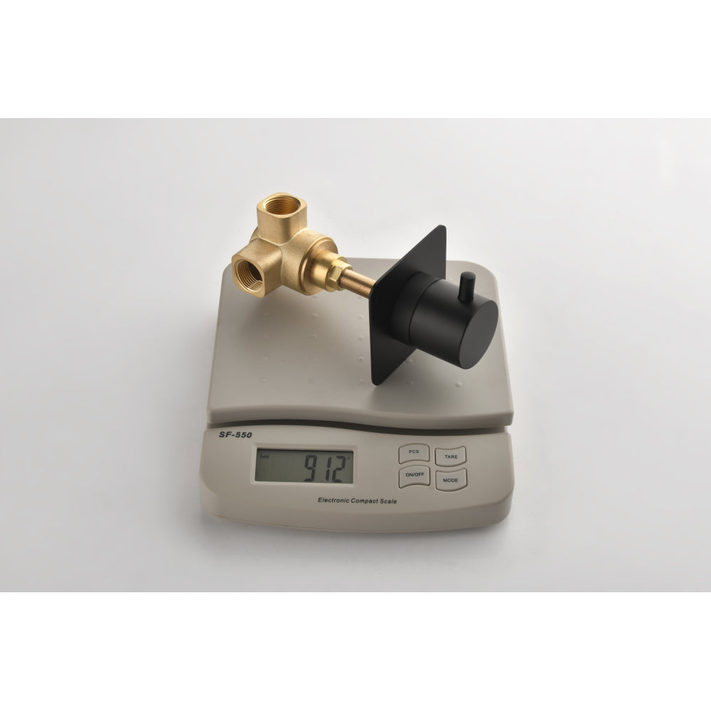 3/4" Cast Metal Volume Control Valve -Piece Extra High Flow Master Shower Volume Control Adjustable brass handle valve body,