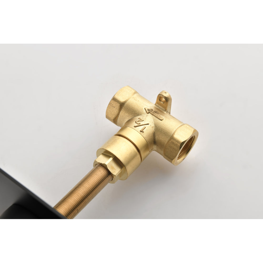 3/4" cast metal volume control valve Master Shower Volume Control adjustable Brass Handle Valve Body 3 Piece