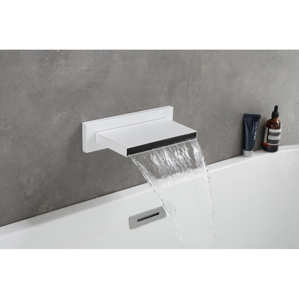 SHOWER Waterfall Waterfall Tub Faucet Wall Mount Tub Filler Spout For Bathroom sink Multiple Uses High Flow Bathtub shower Cascade Waterfall