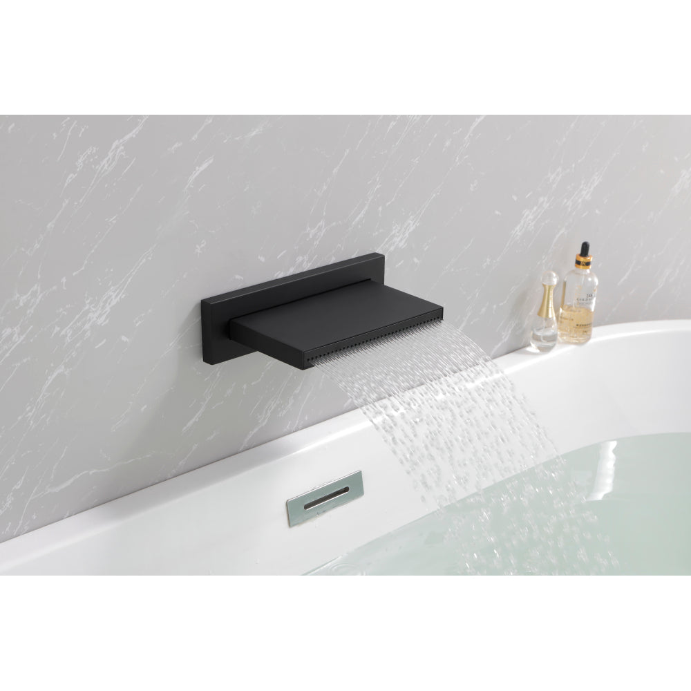 SHOWER Waterfall Waterfall Tub Faucet Wall Mount Tub Filler Spout For Bathroom sink Multiple Uses High Flow Bathtub shower Cascade Waterfall