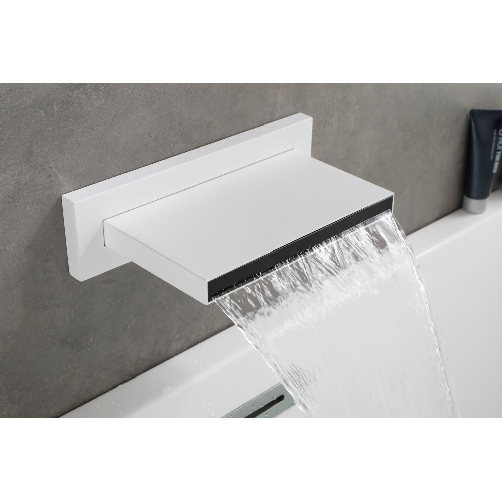 SHOWER Waterfall Waterfall Tub Faucet Wall Mount Tub Filler Spout For Bathroom sink Multiple Uses High Flow Bathtub shower Cascade Waterfall