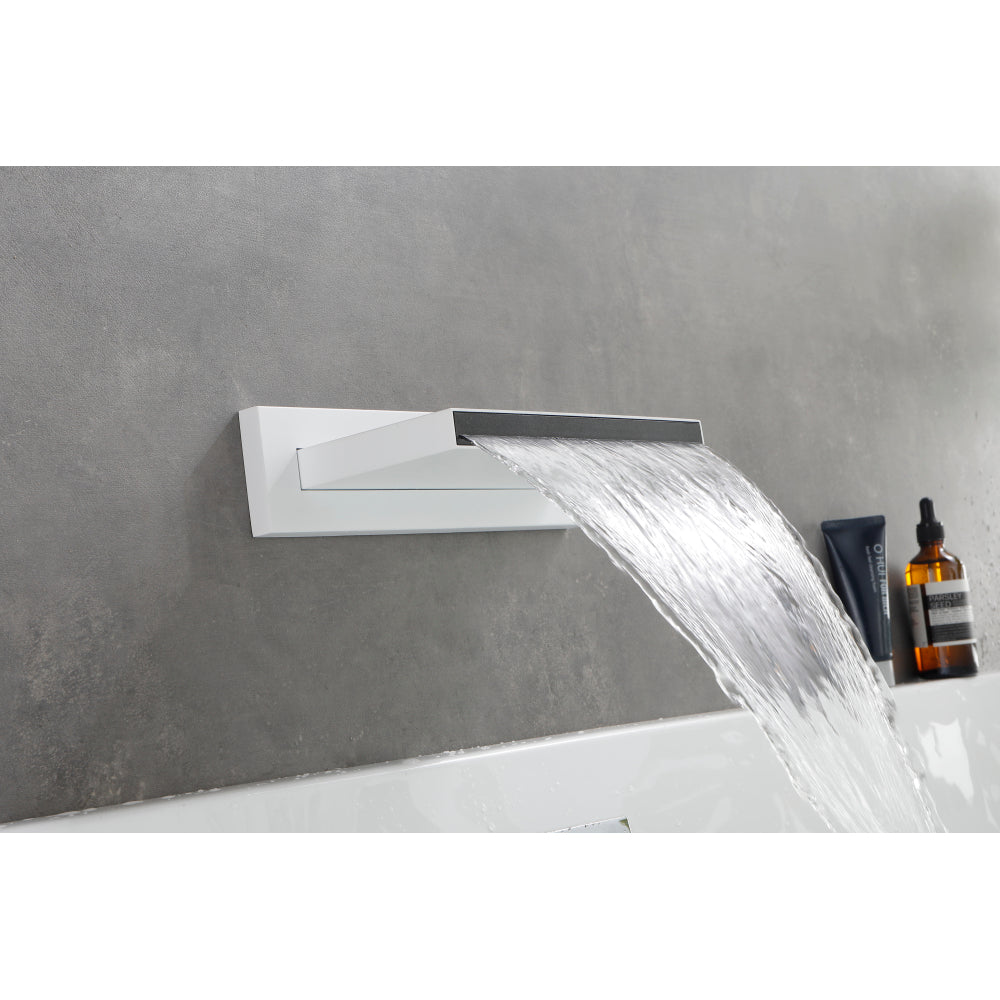 SHOWER Waterfall Waterfall Tub Faucet Wall Mount Tub Filler Spout For Bathroom sink Multiple Uses High Flow Bathtub shower Cascade Waterfall