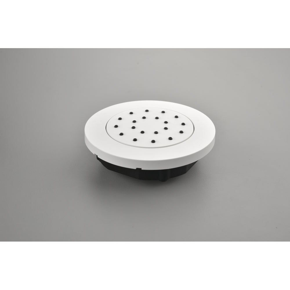 Concealed Installation Body Jet Shower Spa Square Massage Jets Spray Body Shower Bodyspray (White - 3pcs)
