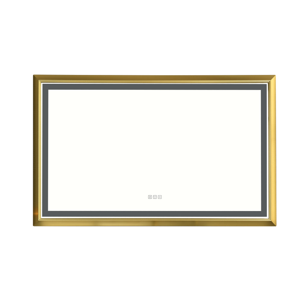 96in. W x 48 in. H LED Lighted Bathroom Wall Mounted Mirror with High Lumen+Anti-Fog Separately Control
bedroom full-length mirror bathroom led mirror hair salon mirror