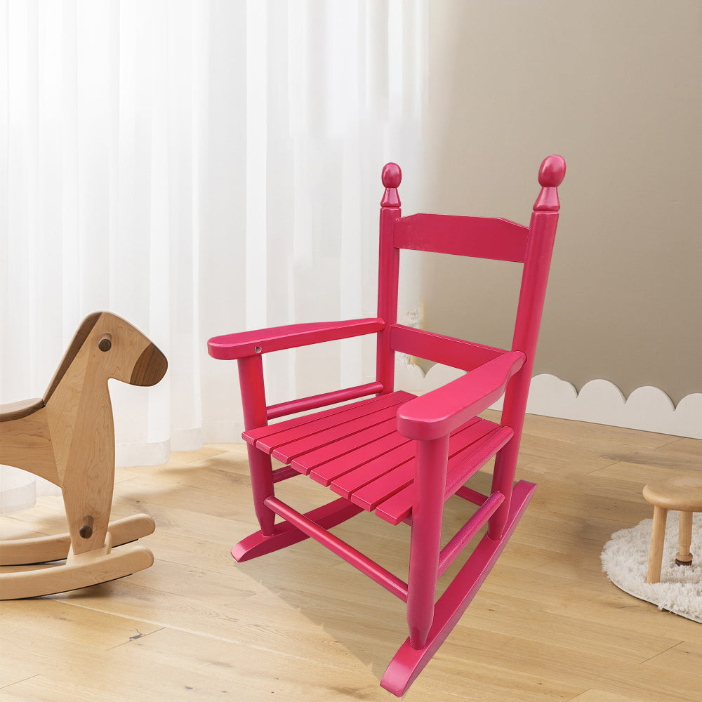 Children's rocking oak chair- Indoor or Outdoor -Suitable for kids-Durable ESP
