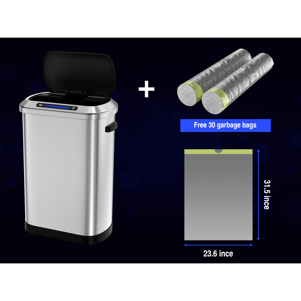 50L Smart automatic Trash Cans - Full Intelligent Sensor