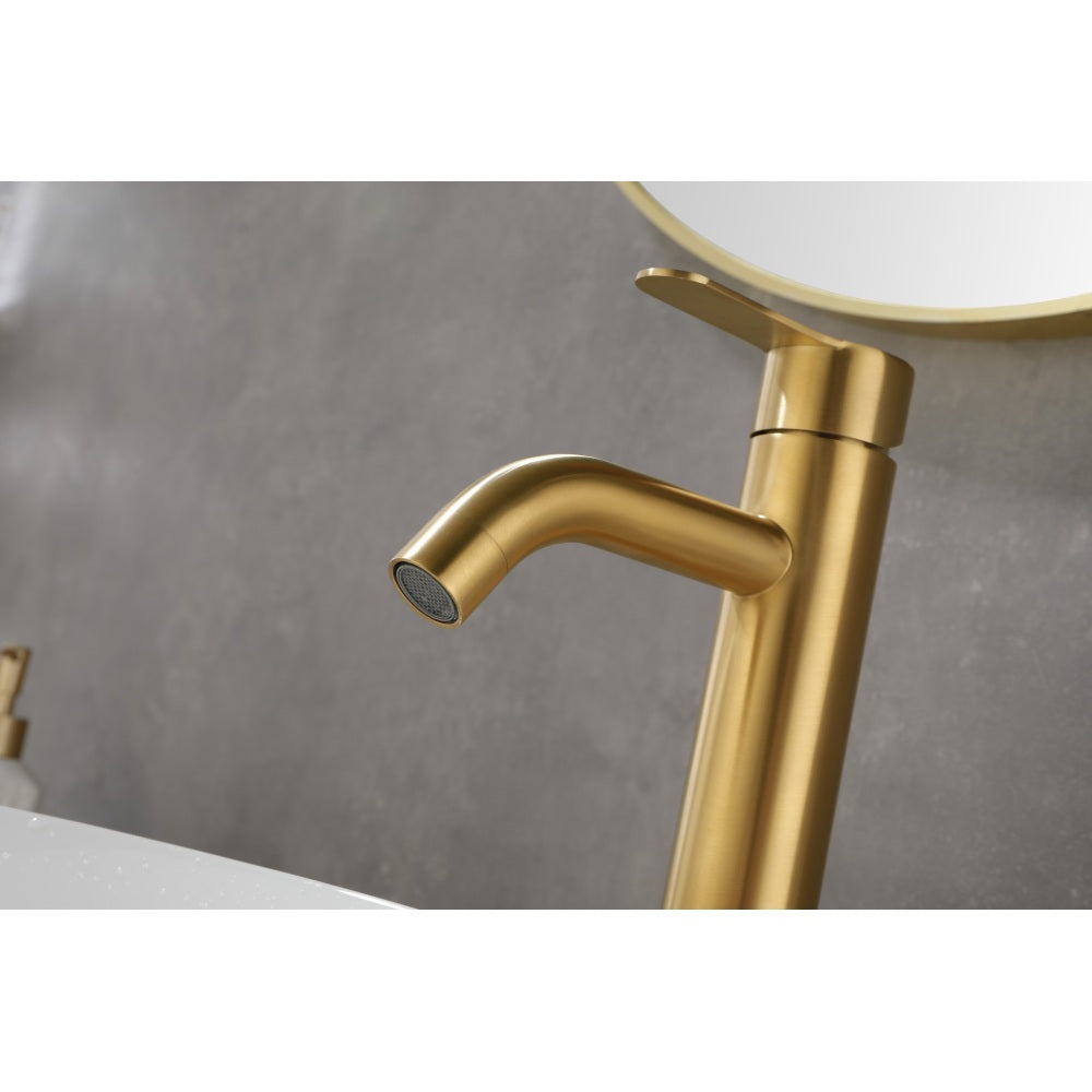 Bathroom Sink Faucet Single Hole Single Handle Bathroom Faucet Vanity Faucet Modern RV Faucet Deck Mount 1 Hole or 3 Holes