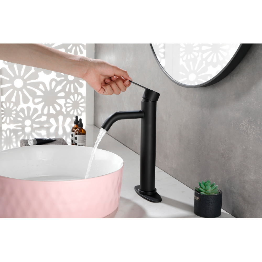 Bathroom Sink Faucet Single Hole Single Handle Bathroom Faucet Vanity Faucet Modern RV Faucet Deck Mount 1 Hole or 3 Holes