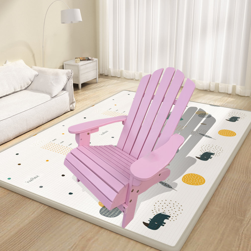 Children's rocking rose red chair- Indoor or Outdoor -Suitable for kids-Durable