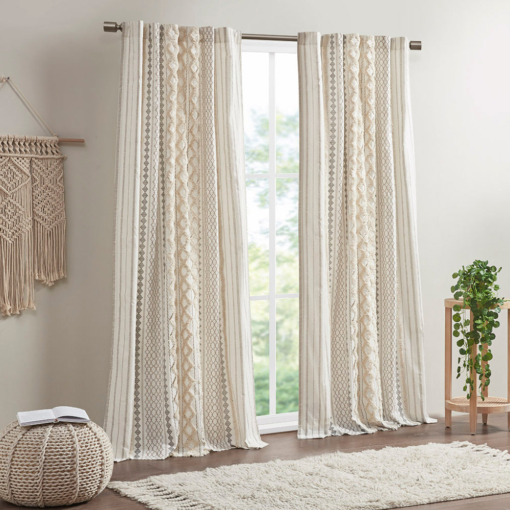 Burnout Printed Curtain Panel(Only 1 Pc Panel)