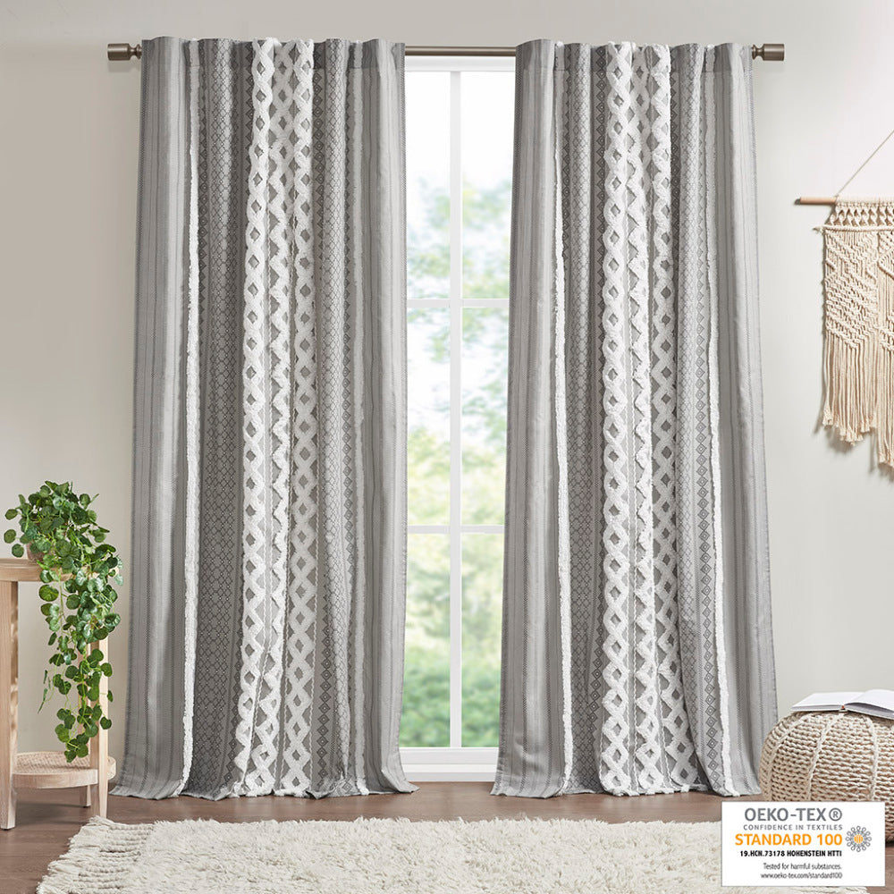 Burnout Printed Curtain Panel(Only 1 Pc Panel)